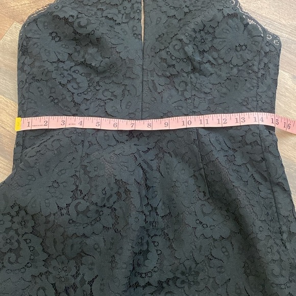 Keepsake The Label High Roads Black Lace Criss Cross Halter Backless Dress Sz S - Picture 15 of 16